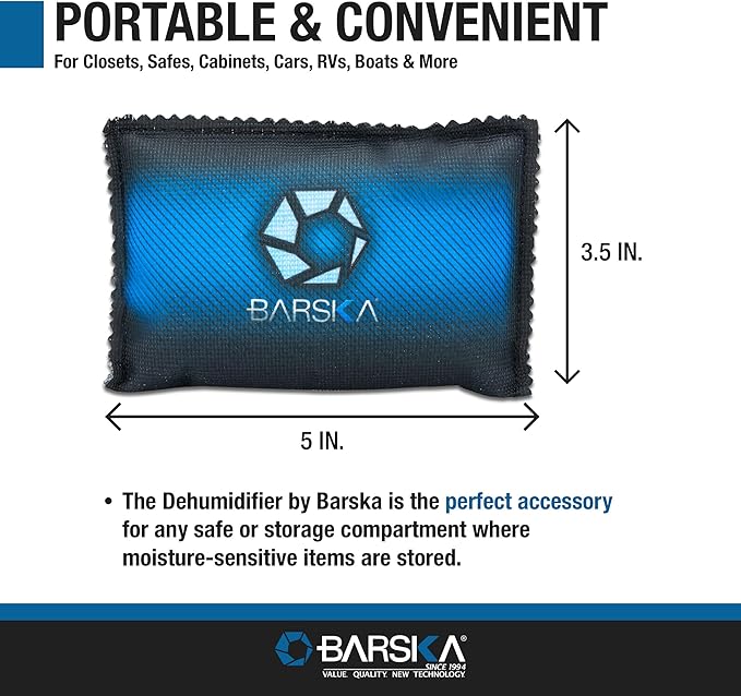BARSKA Rechargeable Desiccant Dehumidifier - Image 8