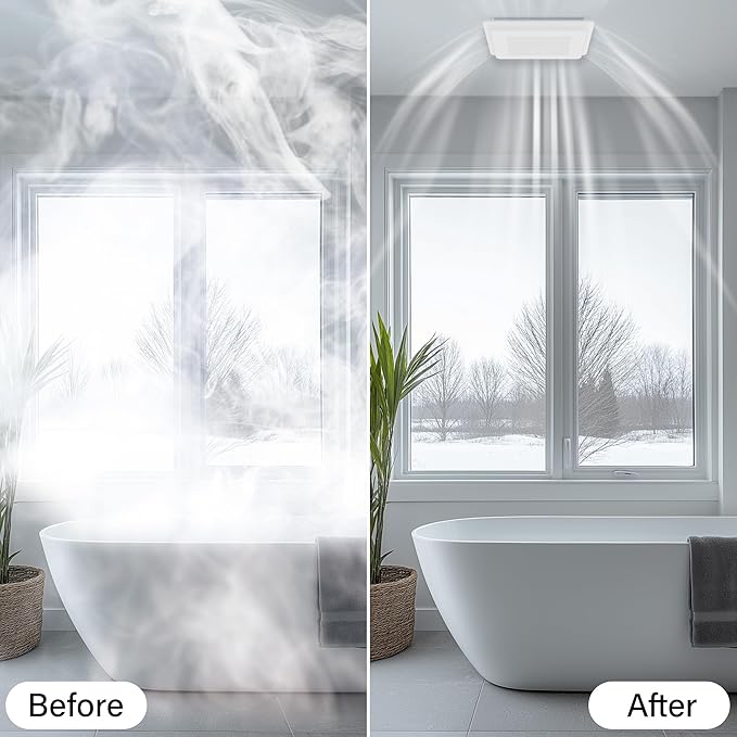 2 in 1 Bathroom Exhaust Fan - Image 8