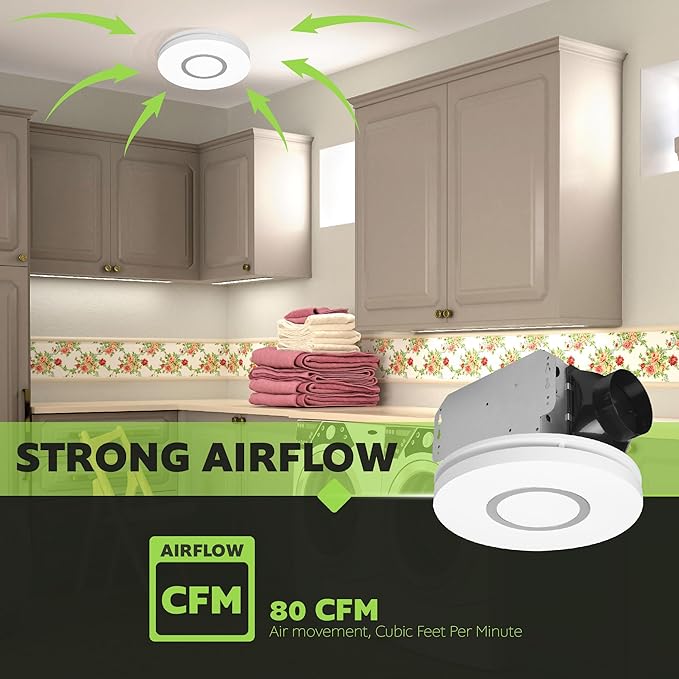 Homewerks 7141-80-CTA Bathroom Fan - Image 8