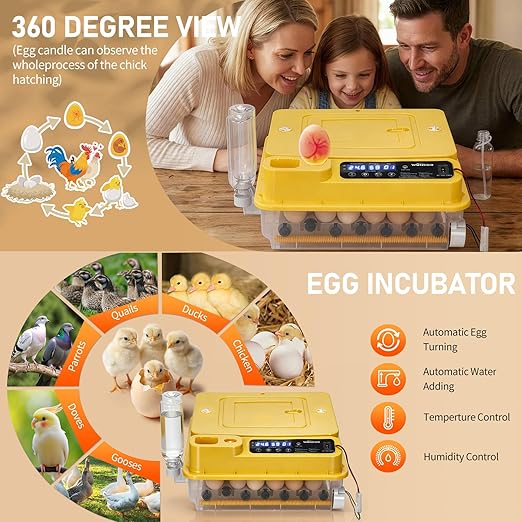 Winado Incubators for Hatching Eggs, 30 Egg Incubator - Image 9
