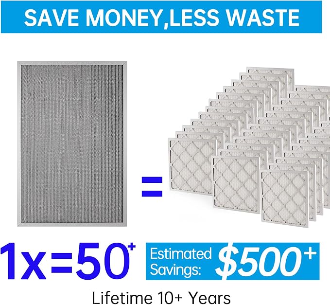 UBeesize 24x30x1 Air Filter – Fits 24x30x1 Slots, Actual Size: 23.78x29.84x0.8" - Image 4