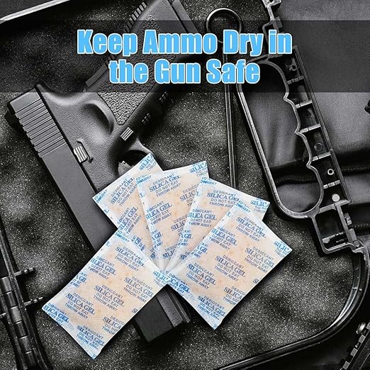 LotFancy Silica Gel Packets, 50 Gram 15 Packs Rechargeable Desiccant Packs - Image 9