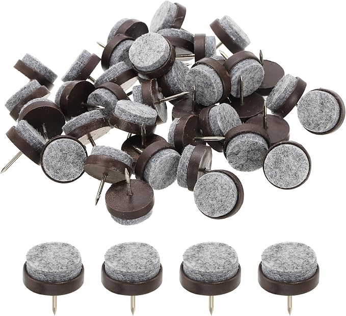 PATIKIL 22 mm Nail-on Felt Pads by PATIKIL