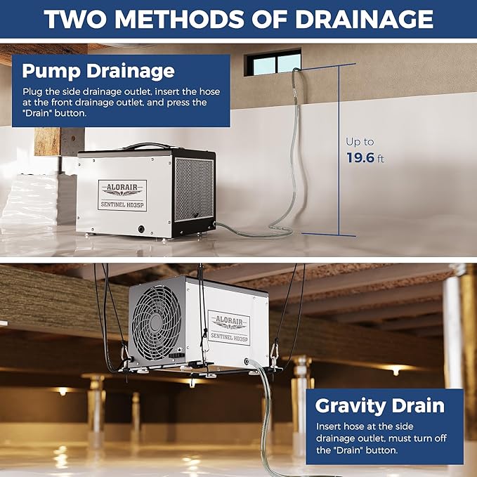 ALORAIR Crawl Space/Basement Dehumidifier 70 Pint - Image 6