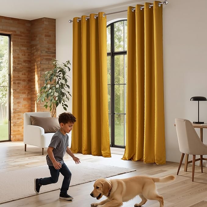NICETOWN Full Shading Curtains for Patio Door, 1 Panel, Super Heavy-Duty - Image 7