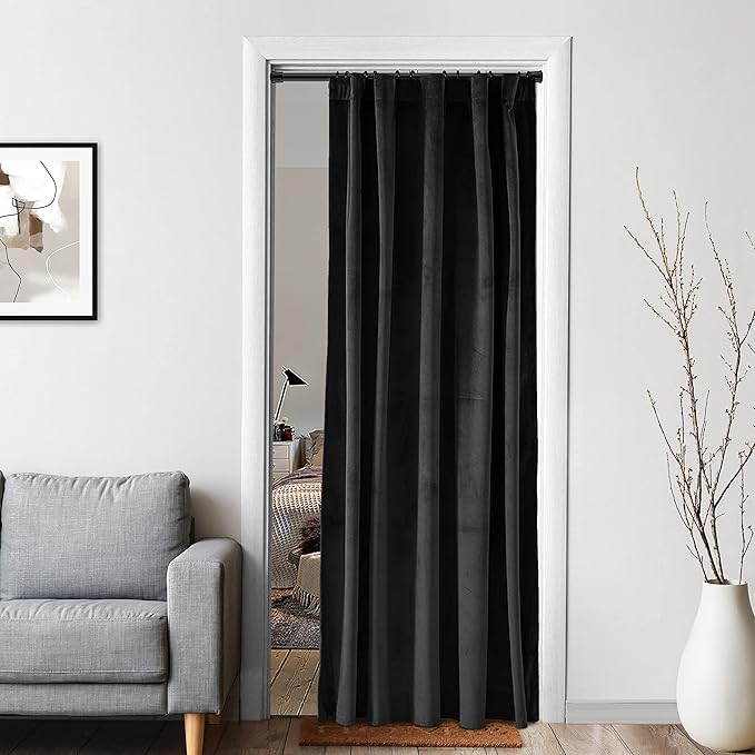 XTMYI Black Blackout Curtains 80 Inch Long by %E2%80%9CX%E2%80%9Dforextremeperfection