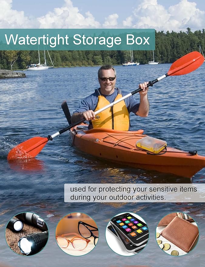Avlcoaky Dry Box Waterproof Dry Boxes Small Waterproof Watertight Containers - Image 4