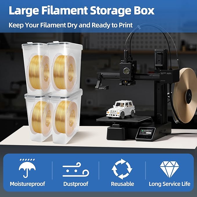 Filament Storage Box Kit- 6 Pack Filament Container - Image 5