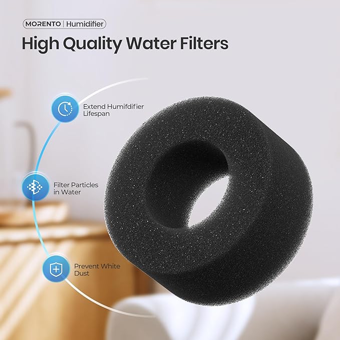 MORENTO Humidifier Replacement Water Filters 10 Pack & Aroma Pads 10 Pack - Image 3