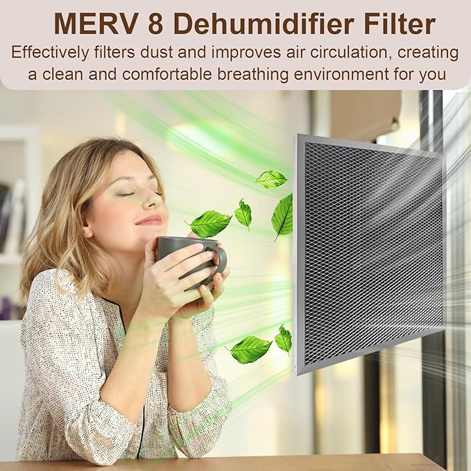 2 Pack 5443 MERV 8 Dehumidifier Filters Compatible - Image 7