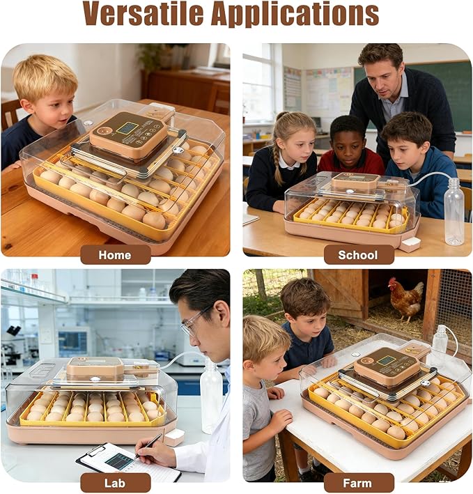 Master 48 Egg Incubator for Breeders, Fully Automated, Accurate Humidity & Temp - Image 9