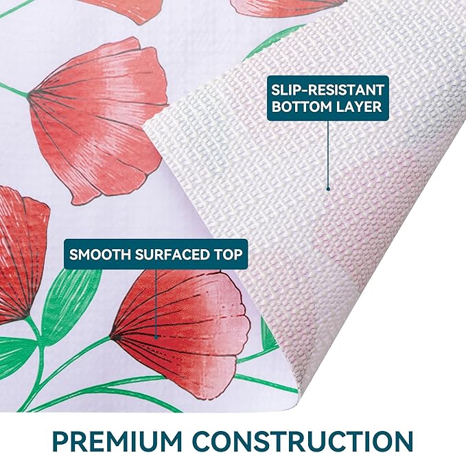 2 Rolls 18" W x 96" L Floral Drawer and Shelf Liner - Image 6