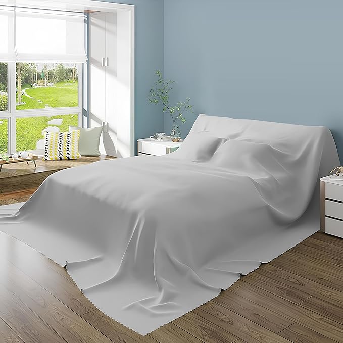 SIELUNO Furniture Dust Cover for Twin Size: Mattress Protector, Breathable by SIELUNO