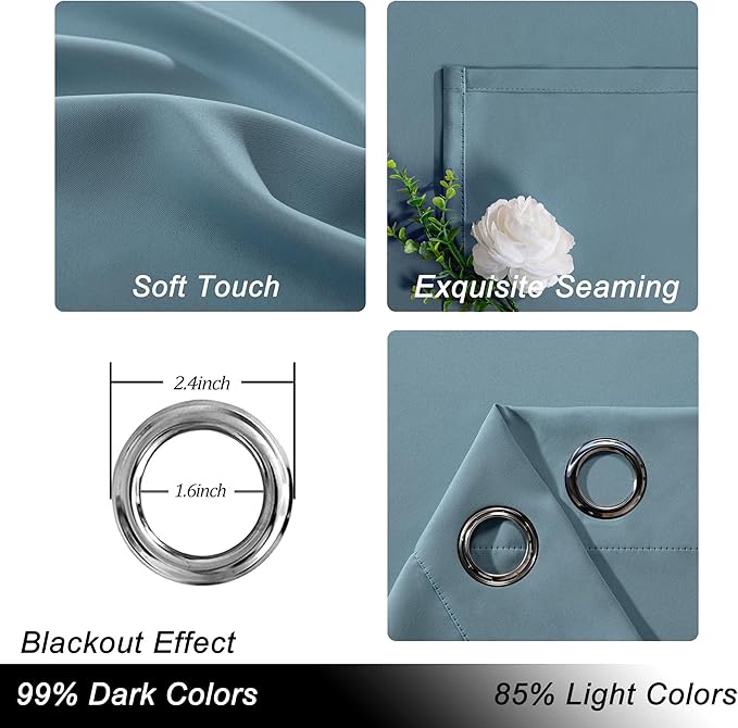 Hiasan Sliding Glass Door Blackout Curtains - Image 2