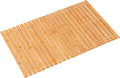 Bamboo Bath Mat Bathroom Rugs Floor Wood Shower Bathtub Waterproof Non Slip by Fovlaurs