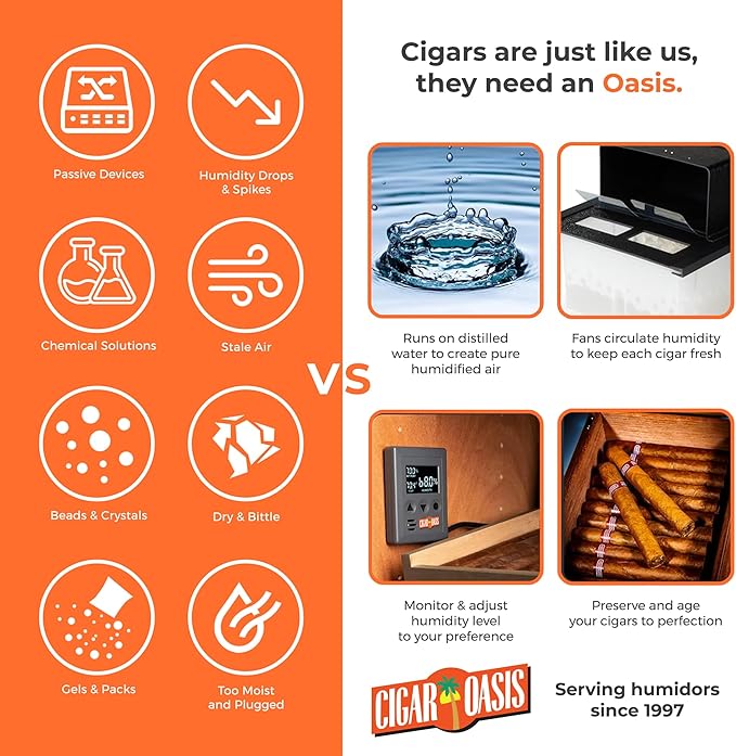 Cigar Oasis Magna 3.0 Cigar Humidor Humidifier - Image 5