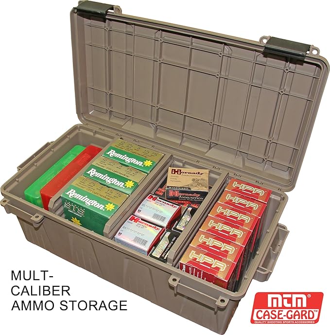 MTM ACDC30, Divided Ammo Crate Utility Box, Water- Resistant, Snap Latch - Image 2