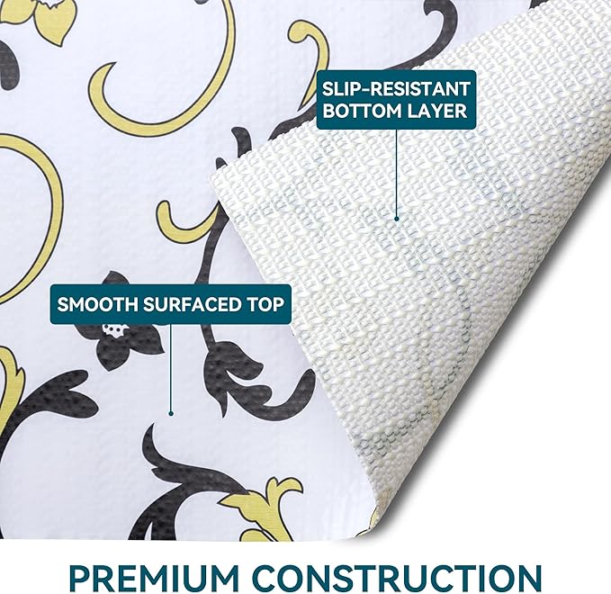 12" W x 120" L Floral Drawer and Shelf Liner - Image 5