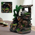 Tabletop Rockery Fountain Indoor Waterfall Bonsai Desktop Mini Rockery Water by kunghei