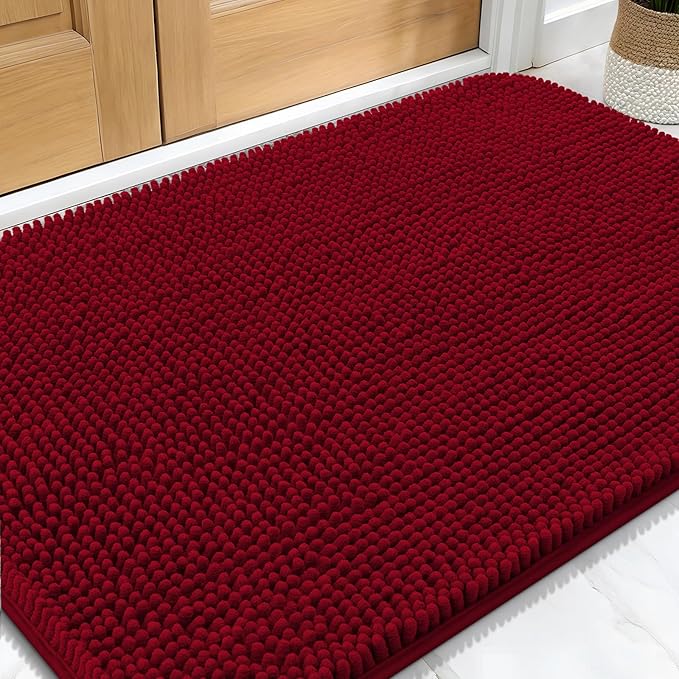 OLANLY Dog Door Mat for Muddy Paws 34x21, Absorbs Moisture and Dirt, Absorbent by OLANLY