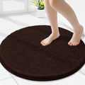 Smiry Luxury Chenille Round 24x24, Extra Soft and Absorbent Shaggy Bathroom Mat by Smiry