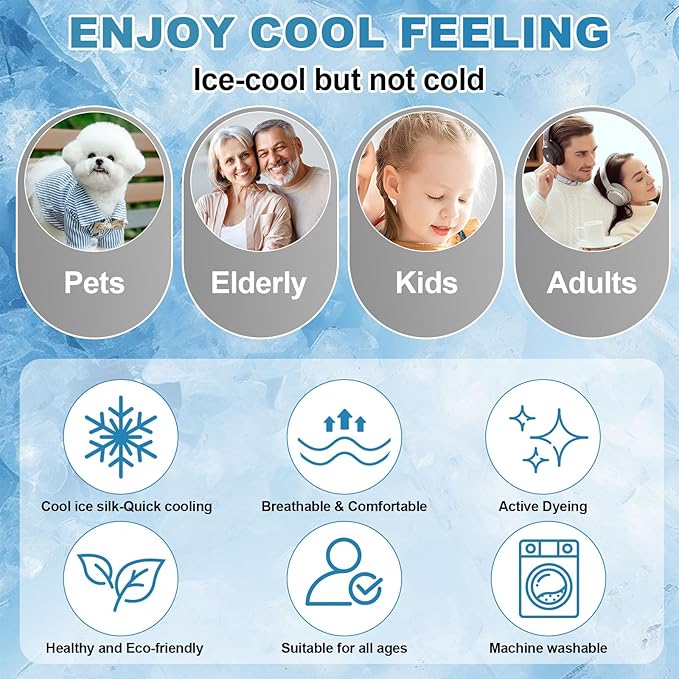 OTOB Cooling Dog Couch Cover Ice Silk Fiber, Washable & Non Slip Sofa - Image 2