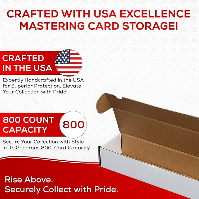 Collector's First Pick Premium 800 Count Storage Box Trading Card Storage Box - Image 2