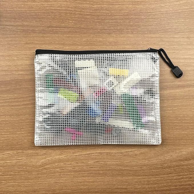 Oaimyy-A3, Mesh Zipper Pouch Document Folders Bag Plastic Zip File Folders - Image 8