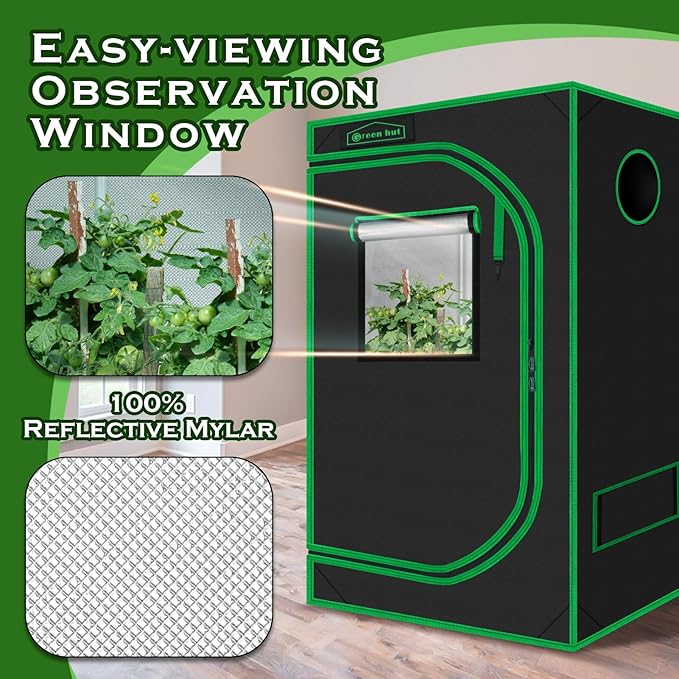 Indoor Grow Tent for Plants 36"x60"x78" Mylar Hydroponic Grow Tents Indoor Grow - Image 4
