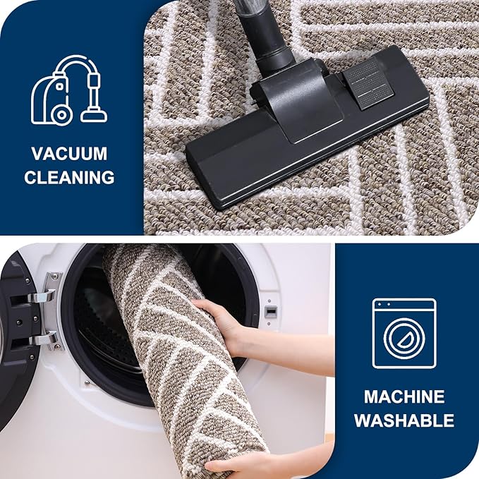 OLANLY Large Indoor Door Mat, 71x47 Inch, Dirt Resistant and Absorbent - Image 3