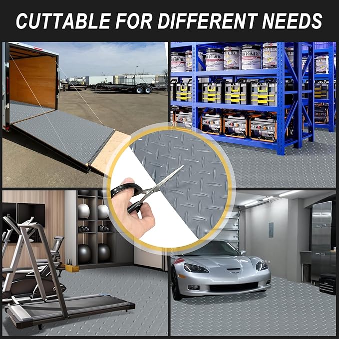 10x20 FT Garage Floor Mat, 2.8mm Thickened Flooring Roll - Image 8
