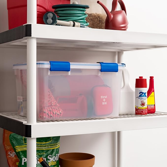 IRIS USA WeatherPro 44 Qt Storage Bins - Image 5