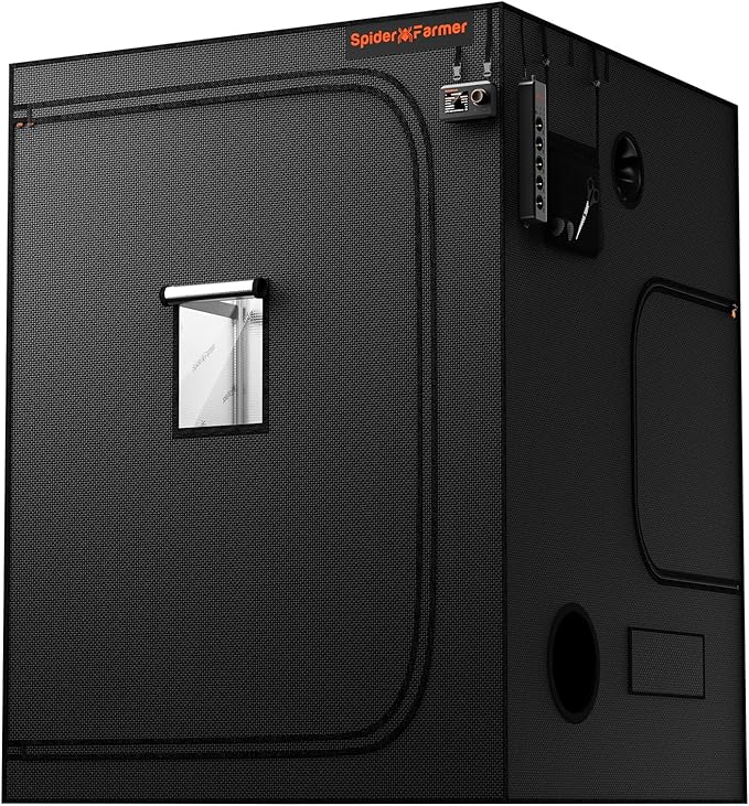 Spider Farmer 5x5 Grow Tent 2025 New, 1680D Thicken Mylar Canvas, by SpiderFarmer