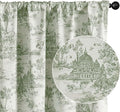 jinchan 95% Blackout Toile Curtains by JINCHAN