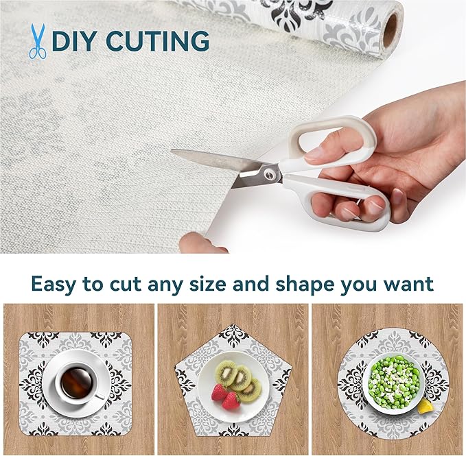 Premium Shelf Liner Non Slip 12 inch x 360 Inch, Non Adhesive Drawer Liner - Image 5