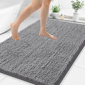 Smiry Luxury Chenille Bathroom Rugs 40x32, Extra Soft and Absorbent Shaggy Bath by Smiry