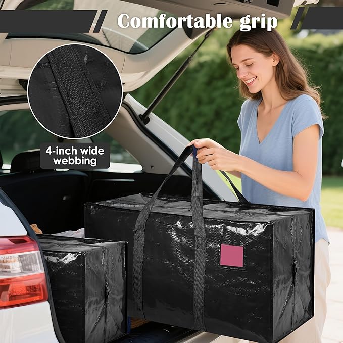 6 Pack Extra Large Heavy Duty Moving Bags - Image 6