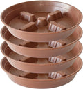 4 Pack Plant Saucer 8 inch, 10 12 14 17 inch, Plant Stand Plastic Plant Saucers by Unknown