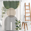 Stall Small Boho Shower Curtain 48Wx72H Rv Sage Green Modern Bohemian Abstract by MitpokBrand