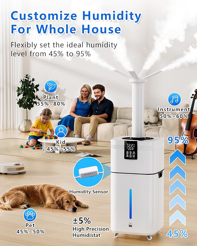 30L/7.93Gal Commercial humidifier Large Room 4200 sq.ft, Whole House - Image 5