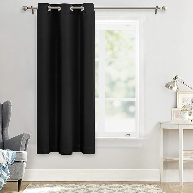 MYSKY HOME Grommet top Thermal Insulated Window Blackout Curtains, 42 x 63 Inch - Image 6