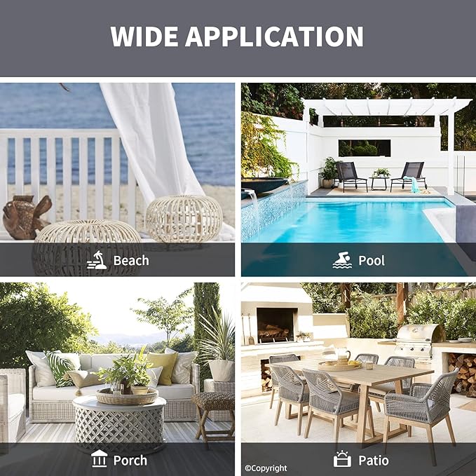 Outdoor Indoor Curtains W52 x L132 - Image 7