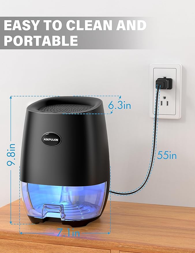 Dehumidifiers for Home, 35oz Small Dehumidifier for Bathroom - Image 6