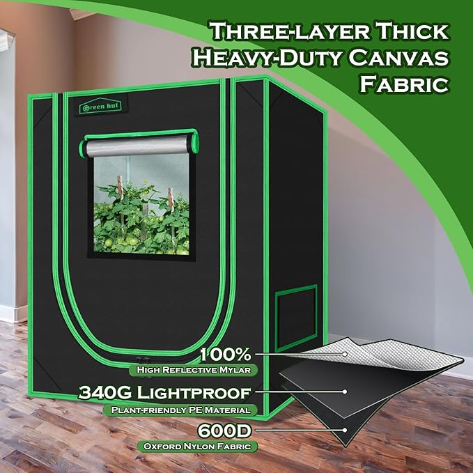 Small Grow Tent for Plants Indoor 18"x30"x36" Mylar Hydroponic Grow Tents - Image 5