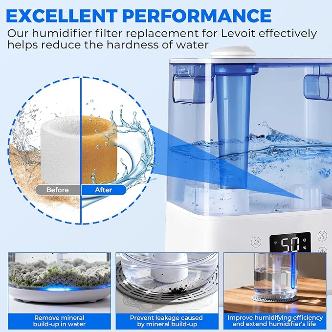 30-Pack Top Fill Humidifier Replacement Filters - Image 4