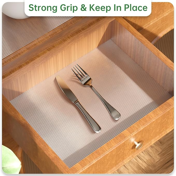 Shelf and Drawer Liner for Kitchen Cabinet, Non-Adhesive 18in x 360in - Image 6
