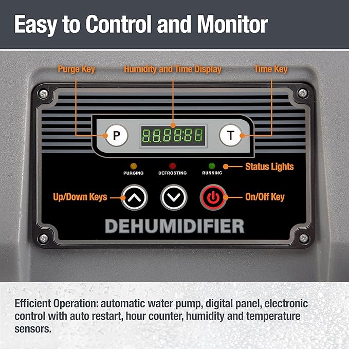 BlueDri BD-130P 225PPD Industrial Water Damage Equipment Commercial Dehumidifier - Image 6