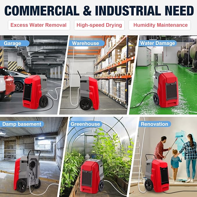 MOUNTO 180Pints LGR Industrial Dehumidifier - Image 6