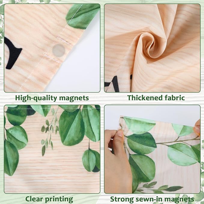 QOUBAI 8PCS Fluorescent Light Covers, 4x2 Feet Magnetic Light Cover Fluorescent - Image 3
