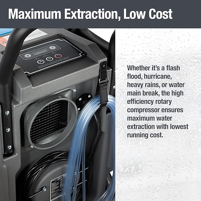 BlueDri BD-130P 225PPD Industrial Water Damage Equipment Commercial Dehumidifier - Image 5